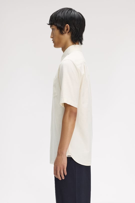 Fred Perry Erkek Ekru Gömlek M8730-S70