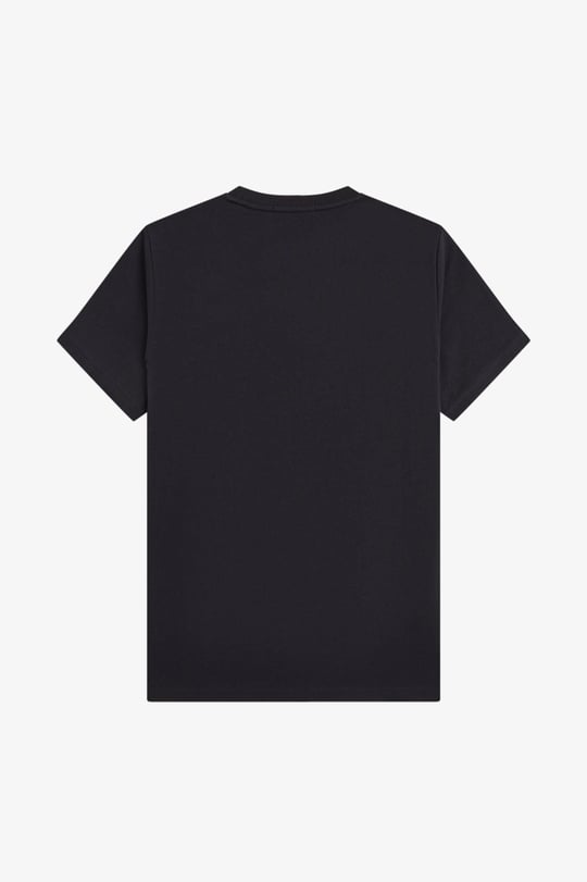 Fred Perry Erkek Regular Fit Pamuklu Kısa Kollu Siyah Kazak M3411-102