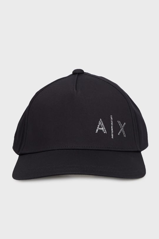ARMANI EXCHANGE Armani Exchange Erkek AX Logolu Nefes Alabilir Pamuklu Ayarlanabilir Lacivert Şapka XM000282 AF12102-UB101