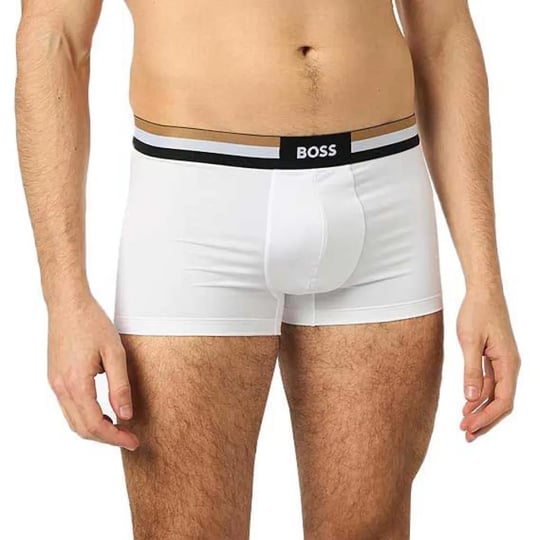 BOSS BOSS Erkek Dokuma Kumaş  Normal Bel Kısa Paça Düz Model Beyaz Boxer 50516542-100
