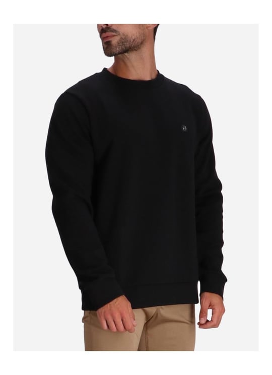 BOSS BOSS Erkek Düz Model Bisiklet Yaka Uzun Kol Siyah Sweatshirt 50520302-001