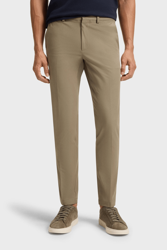 BOSS  BOSS Erkek Normal Bel Daralan Paça Düz Model Cep Detay Yeşil Pantolon 50543945-252