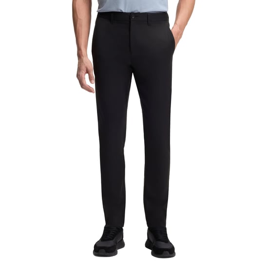 BOSS  BOSS Erkek Regular Fit Normal Bel Düz Paça Siyah Pantolon 50567132-001