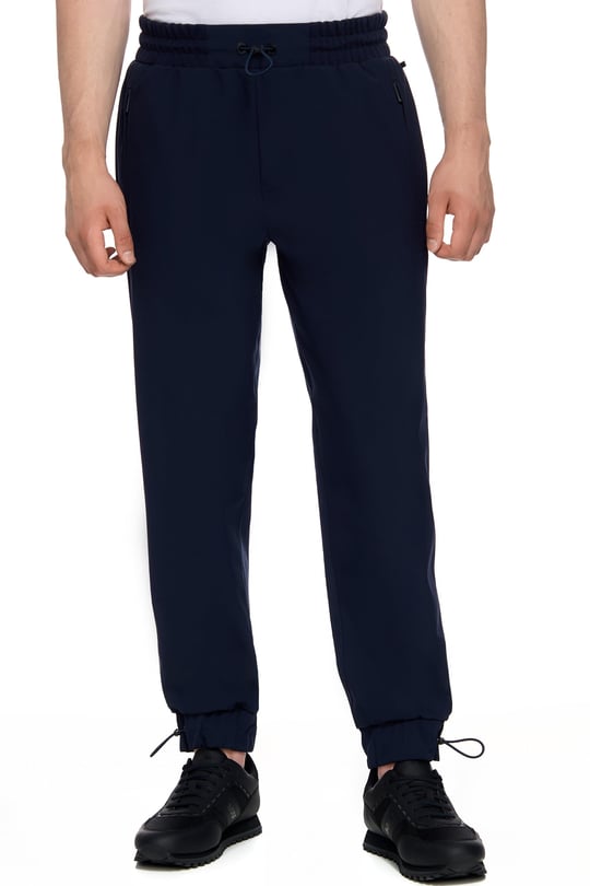 BOSS BOSS Erkek Relaxed Fit Esnek Kumaş Rahat Lacivert Pantolon 50494436-404