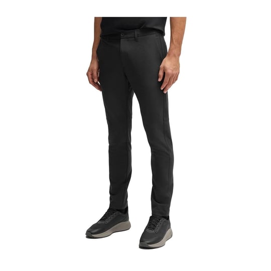 BOSS BOSS Erkek Slim Fit Çabuk Kuruyan Su Tutmayan Dar Paça Siyah Pantolon 50534303-001
