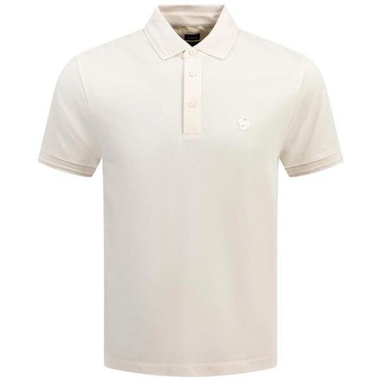 BOSS BOSS Erkek Yumuşak Merserize Pamuklu Normal Kesim Kısa Kollu Bej Polo Yaka T-Shirt 50533355-131