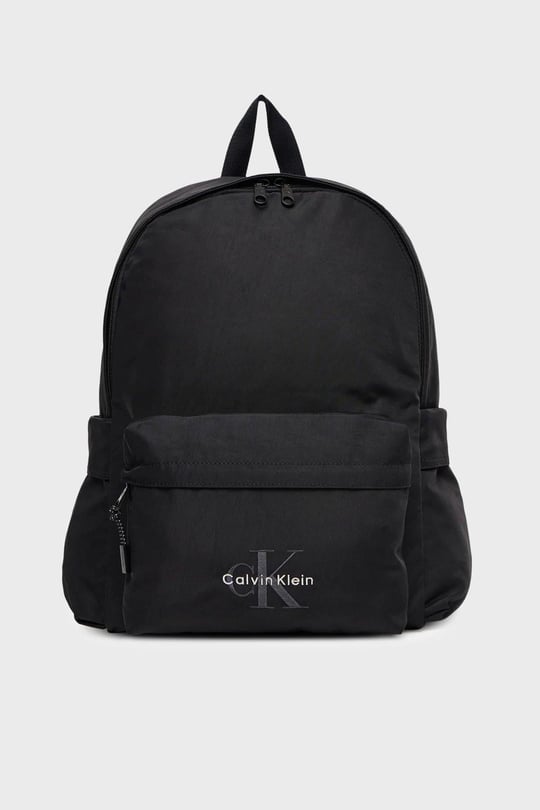 Calvin Klein Calvin Klein Erkek Ayarlanabilir Askılı Fermuarlı Ön Cepli Logolu Siyah Sırt Çantası LV04D3114G-UB1