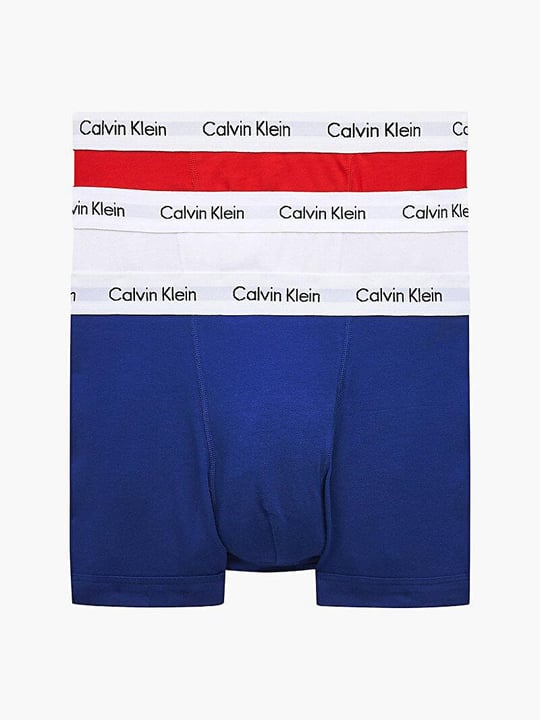 Calvin Klein Calvin Kleın Erkek Basic Calvin Klein İmzalı Bel Bantlı Beyaz Külot 0000U2662G-I03
