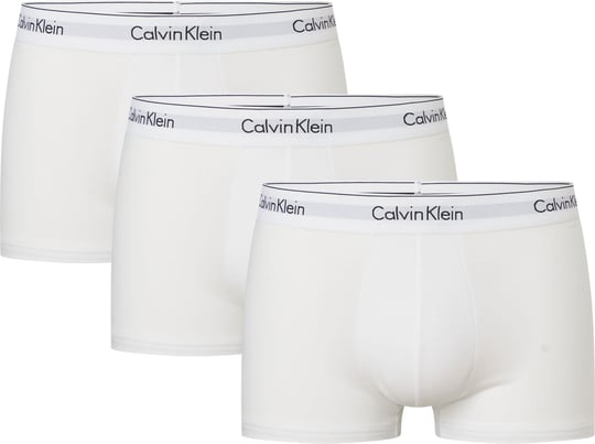 Calvin Klein Calvin Kleın Erkek Basic Calvin Klein İmzalı Bel Bantlı Beyaz Boxer 000NB2380A-100