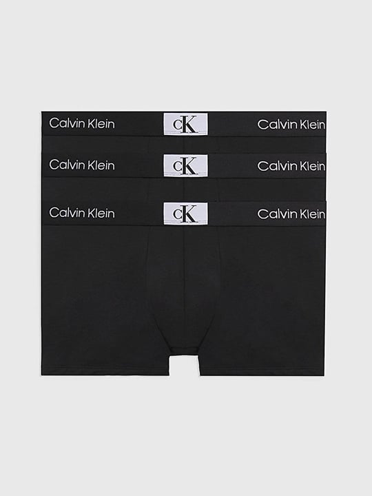 Calvin Klein Calvin Kleın Erkek Beli Lastikli Logolu Rahat Kesim Siyah Külot 000NB3528A-UB1