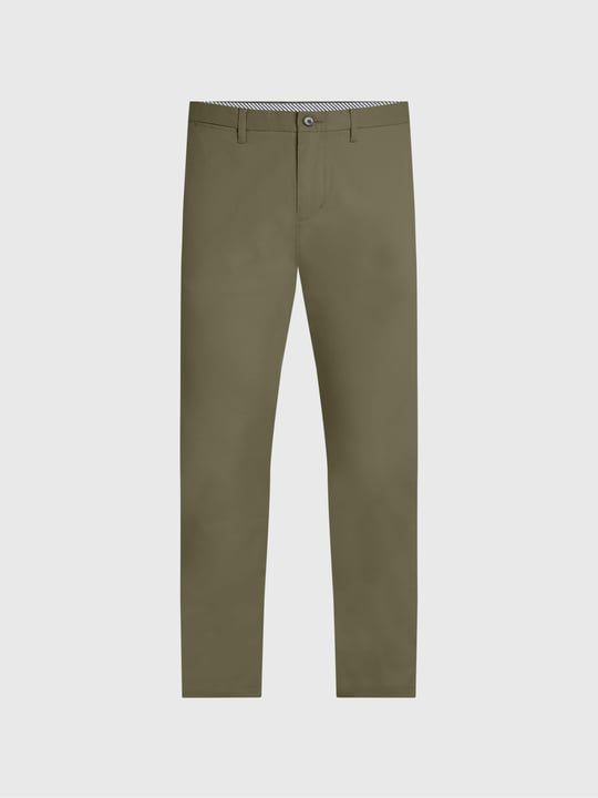 Calvin Klein Calvin Kleın Erkek Cepli Uzun Boy Düğmeli Günlük Kullanım Kahverengi Pantolon MW0MW26619-MSP