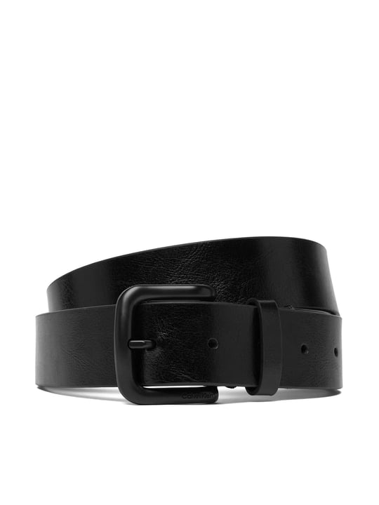 Calvin Klein Calvin Klein Erkek Logolu Ayarlanabilir Tokalı Siyah Kemer LV04D7041G-V8N