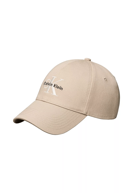 Calvin Klein Calvin Klein Erkek Nefes Alabilen Pamuklu Kumaş CK Logolu Ayarlanabilir Metal Tokalı Bej Şapka LV04G5004G-PBF