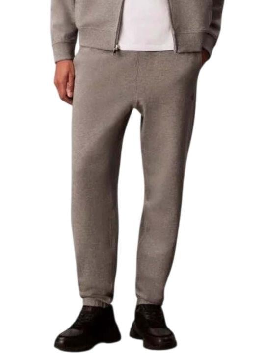 Calvin Klein Calvin Klein Erkek Rahat Kalıp Beli ve Paçası Lastikli %100 Pamuklu Gri Eşofman Altı LV04RD241G-P7E