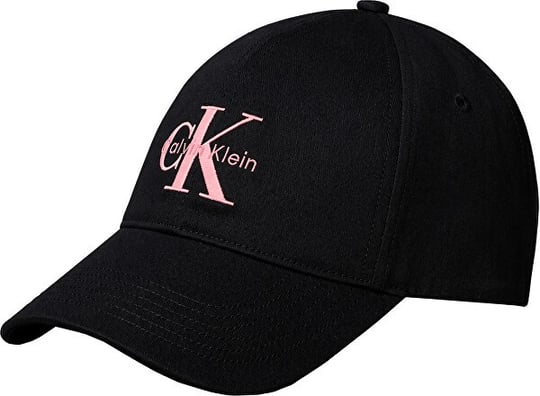 Calvin Klein Calvin Klein Kadın CK Logo Baskılı Pamuklu Ayarlanabilir Tokalı Siyah-Pembe Şapka LV04K5027G-7JR