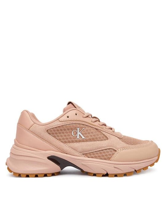 Calvin Klein Calvin Klein Kadın CK Logolu File Detaylı Yüksek ve Ekstra Konforlu Taban Pembe Sneaker YW0YW01994-0K0