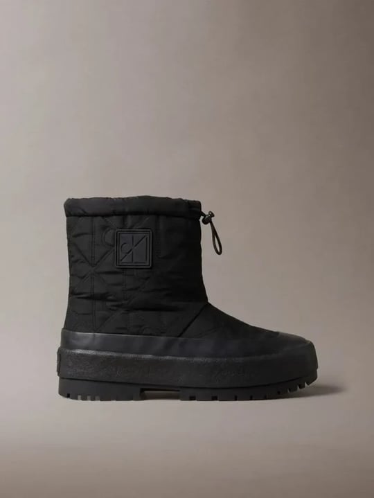 Calvin Klein Calvin Klein Kadın Kalın Platform Tabanlı Kar Siyah Bot & Bootie HW0HW03437-0GJ