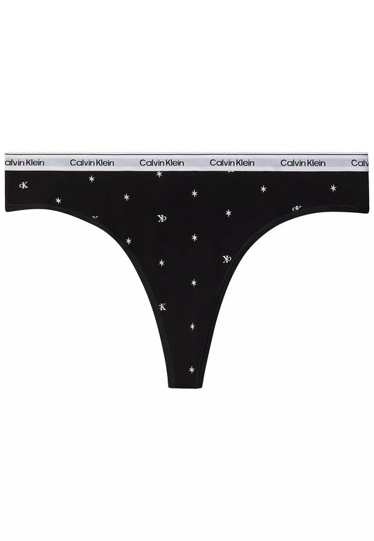 Calvin Klein Calvin Klein Kadın Logo İmzalı Elastik Bel Bantlı Brezilya Kesimi Siyah Bikini Altı LV00QD5246-2YG