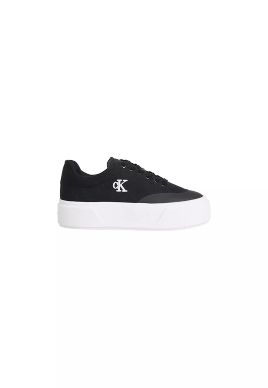 Calvin Klein Calvin Klein Kadın Platform Taban CK Logolu Siyah Sneaker HW0HW02989-BEH