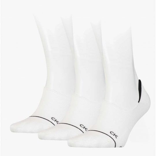 Calvin Klein Calvin Kleın UNISEX %100 Pamuk Dokuma Kumaş Marka Logolu Beyaz Çorap 701218764-002