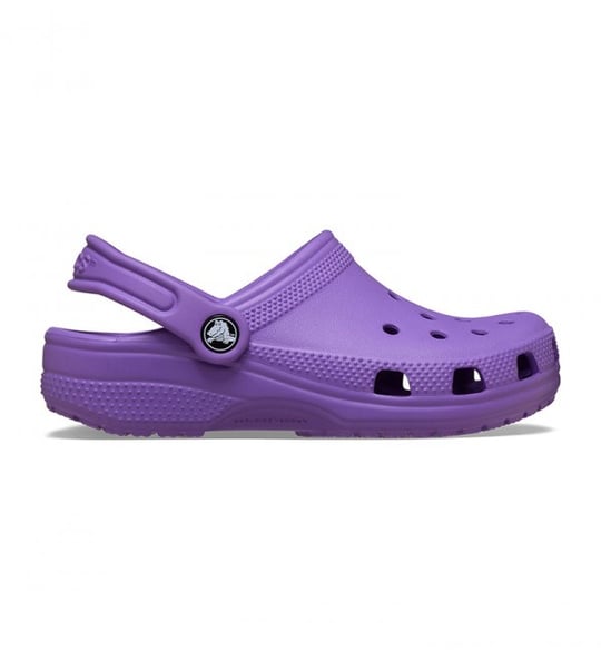 Crocs Crocs Çocuk Marka Logolu Rahat Günlük Kullanım Mor Terlik 206991-510