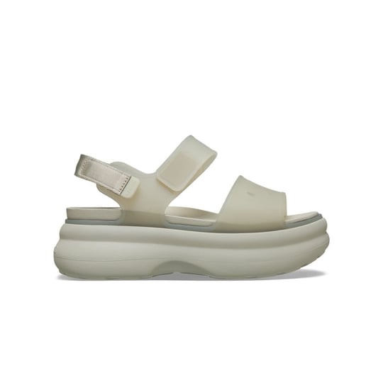 Crocs Crocs Kadın Yüksek Platform Tabanlı Suya Dayanıklı Bej Terlik 212651-1WY