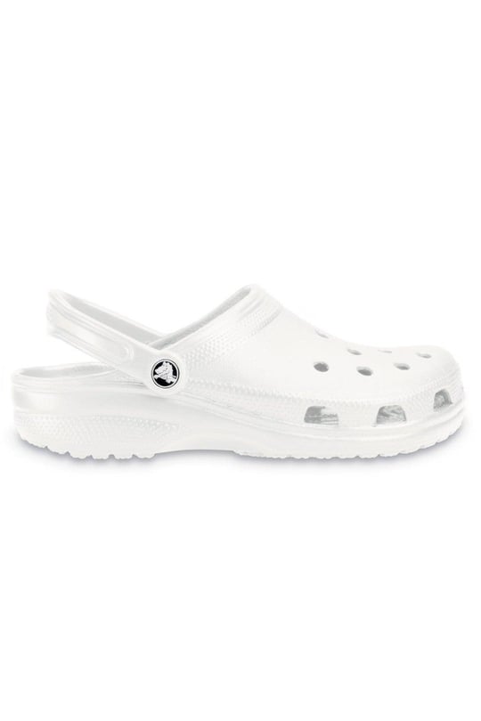 Crocs Crocs UNISEX Marka Logolu Rahat Taban Beyaz Terlik 10001-100