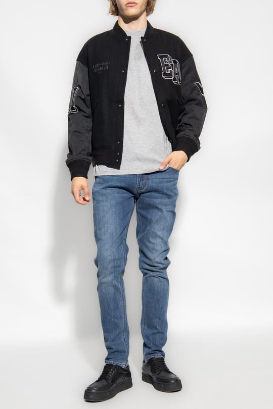 Emporio Armani Emporıo Armani Erkek Denim Kumaş  Normal Bel Düz Model Mavi1 Jeans 6R1J16 1DRHZ-0942