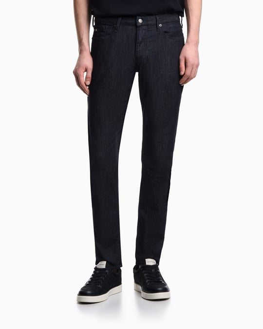 Emporio Armani Emporıo Armani Erkek Dokuma Kumaş  Normal Bel  Düz Model Mavi Jeans EM000121 AF22814-MB001