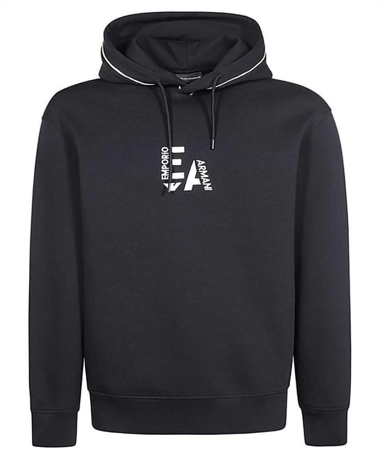 Emporio Armani Emporıo Armani Erkek Marka Logolu Uzun Kollu Rahat Lacivert Sweatshirt 6R1ME5 1JHSZ-09Q6