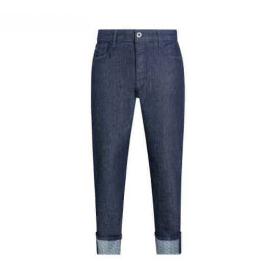 Emporio Armani Emporıo Armani Erkek Normal Belli Pamuklu Logo Desenli Lacivert Jeans 3K1J70 1DY7Z-938