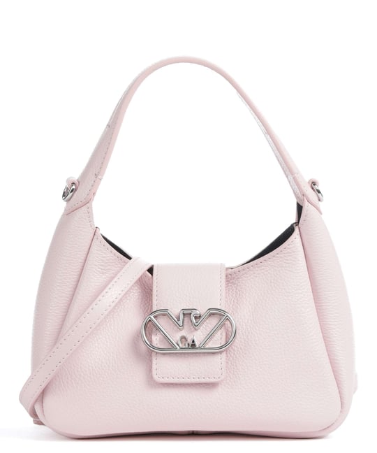 Emporio Armani Emporıo Armani Kadın Deri Marka Logolu Askılıklı Fermuarlı Pudra Omuz Çantası Y3E235 YWQ9X-80062