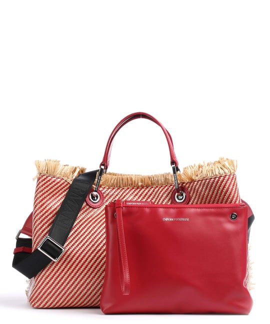 Emporio Armani Emporıo Armani Kadın Logo Ayarlanabilir Askılı Kırmızı Omuz Çantası Y3D165 Y398E-88027