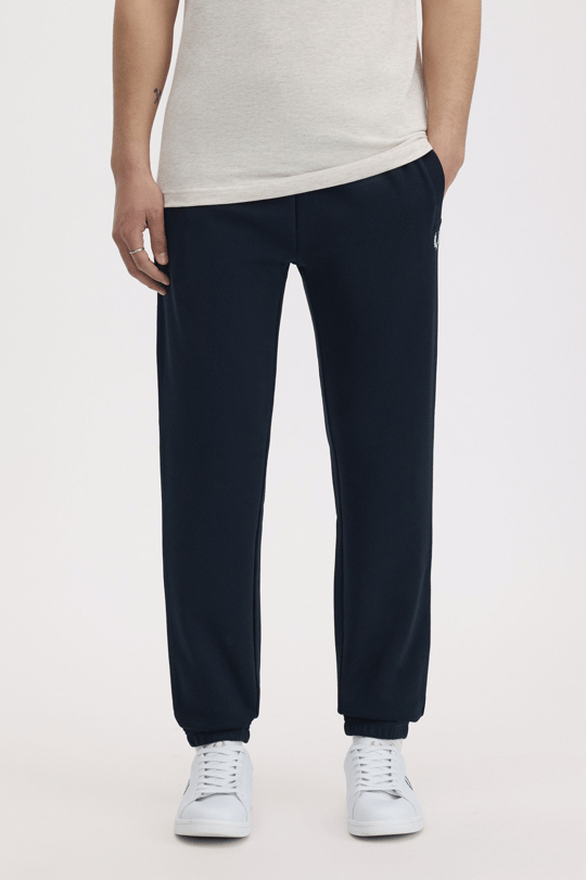 Fred Perry Fred Perry Erkek Normal Bel Regular Fit Bağlamalı Bel Cep Detay Siyah Pantolon T5505-608