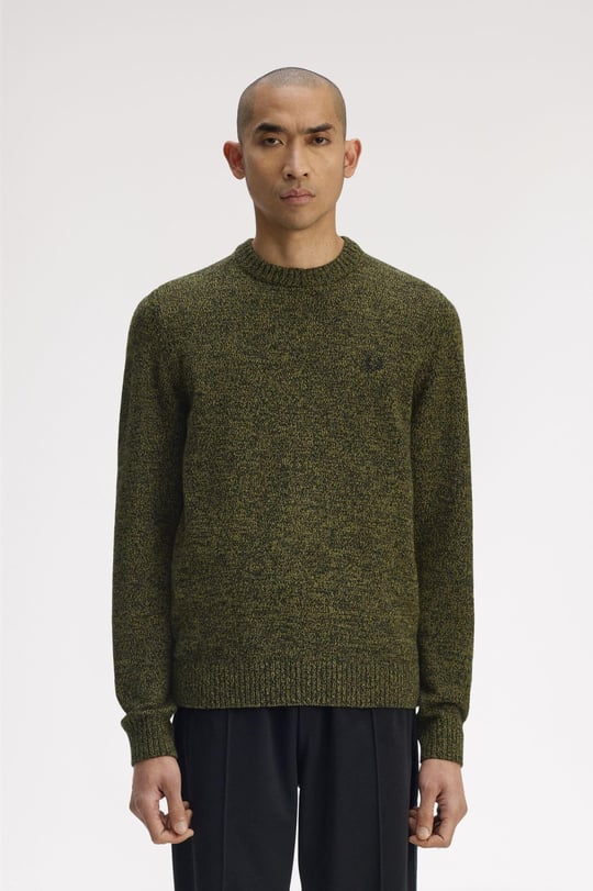 Fred Perry Fred Perry Erkek Örme Kumaş Normal Kesim Yeşil Hırka K1549-43A