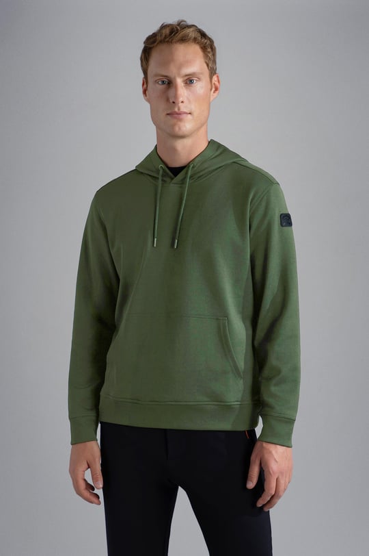 Paul Shark Paul Shark Erkek Marka Logolu Uzun Kollu Rahat Yeşil Sweatshirt 13311841-248