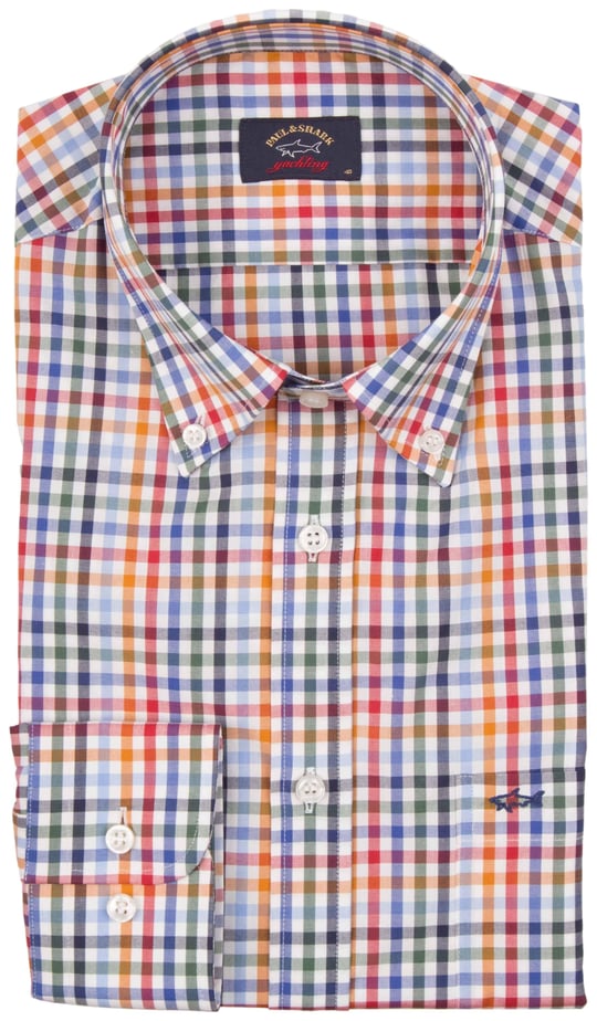 Paul Shark Paul Shark Erkek Relaxed Fit Pamuklu Düğmeli Gri1 Gömlek 11313070-001