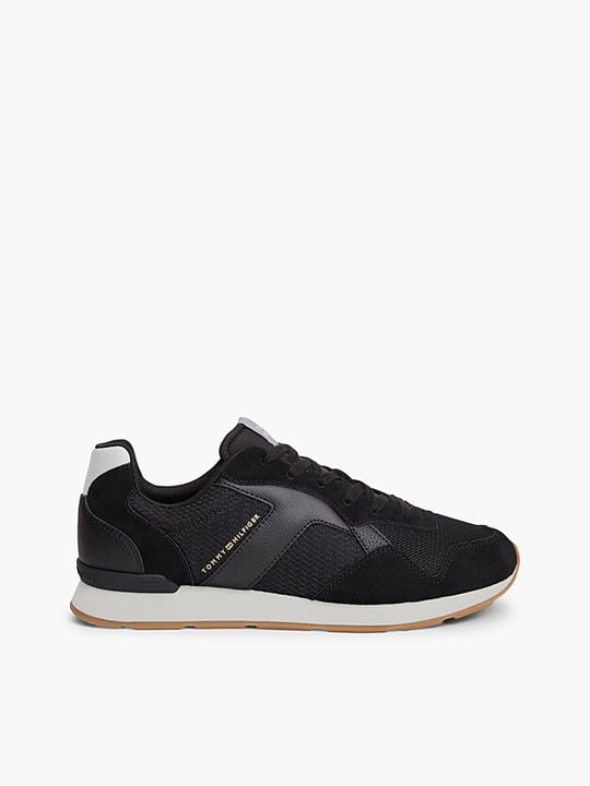 Tommy Hilfiger Tommy Hilfiger Erkek Karma Dokulu File Panelli Eva Tabanlı Siyah Sneaker FM0FM06001-PR2