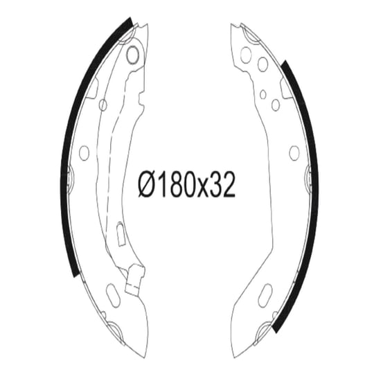 ARKA FREN BALATASI PABUCLU XSARA P306 XUD9 DW8 (1,9 8V) OLCU: (180 * 30) / (97 00)
