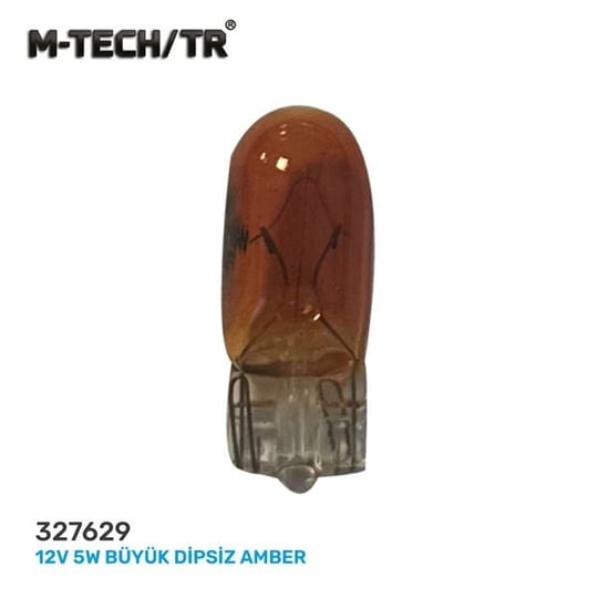 12V 5W BÜYÜK DİPSİZ AMBER (27169)