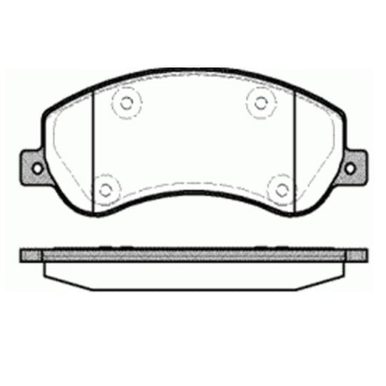 ÖN FREN DİSK BALATA FİŞLİ ( FORD : TRANSİT V347 06- )( VW: AMAROK 10- )