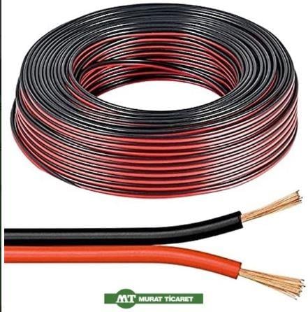 2*1.5 MM ÇIFTLI KABLO-SEFFAF IZOLE 2×1.5MM