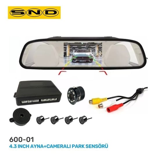 4.3 INCH AYNA+CAMERALI PARK SENSÖRÜ