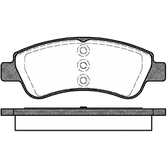 ON FREN DISK BALATA WVA 23599 23954 (OPEL:CROSSLAND X  14''- PEUGEOT : 207 - 107 1.4 16V-1.4 HDI 02/06-- )