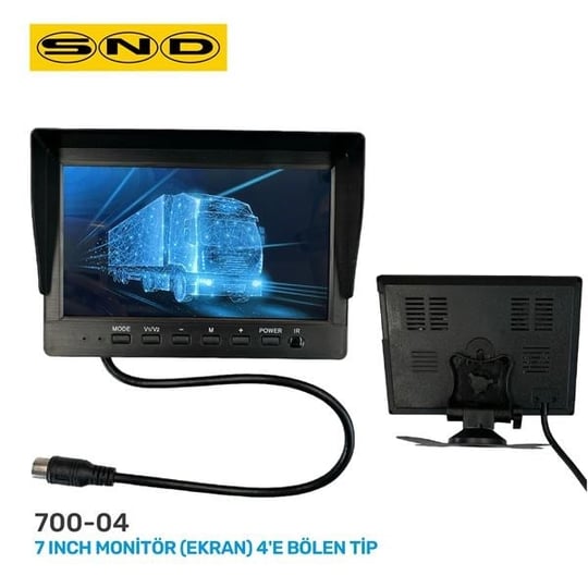 7 INCH MONİTÖR (EKRAN) 4'E BÖLEN TİP