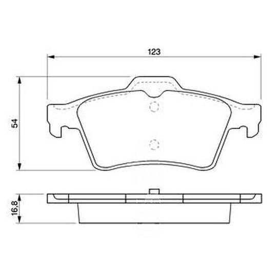 ARKA BALATASI ARKA ESPACE IV LATITUDE LAGUNA II MEGANE II SPORT CMOM VEL SATIS     ( FORD : CONNECT 02- ) ( NISSAN: PRIMERA-P12 03>
