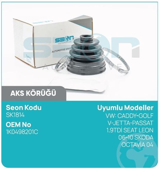 AKS KÖRÜĞÜ İÇ VW: CADDY-GOLF V-JETTA-PASSAT 1.9TDİ SEAT LEON 06-10 SKODA OCTAVİA 04-