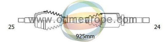 AKS SAĞ Berlingo 1.6 16v 2008- MT A:25 C:924 B:24