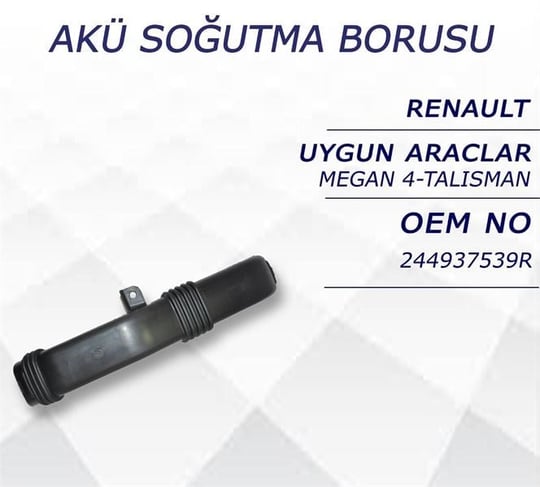 AKÜ SOĞUTMA BORUSU RENAULT MEGANE IV TALISMAN