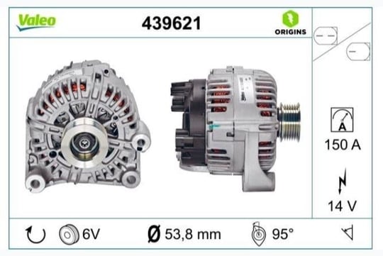 ALTERNATÖR BMW 3 (E90) X3 12317800308